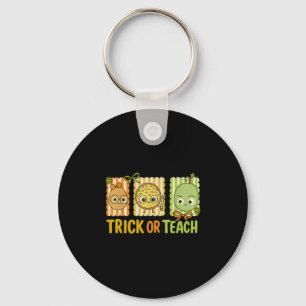 Porte-clés Trick Or Teach, le T-shirt de costume d'Halloween 