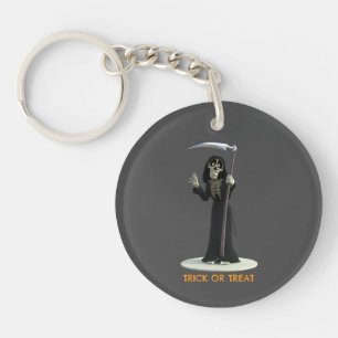 Porte-clés Trick or Treat. Grim Reaper de dessin animé
