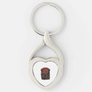 Porte-clés Trick Or Treat Halloween Tueur Squelette Hache Rou