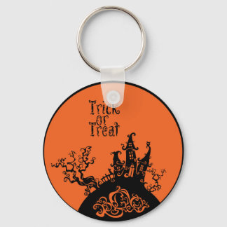 Porte-clés Trick ou traitement Maison Halloween
