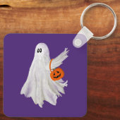 Porte-clés Trick Ou Traiter Le Fantôme Avec Le Bouchon Citrou (Verso)