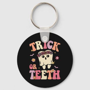 Porte-clés Tricot Ou Fantôme Dentaire Super Halloween Treat