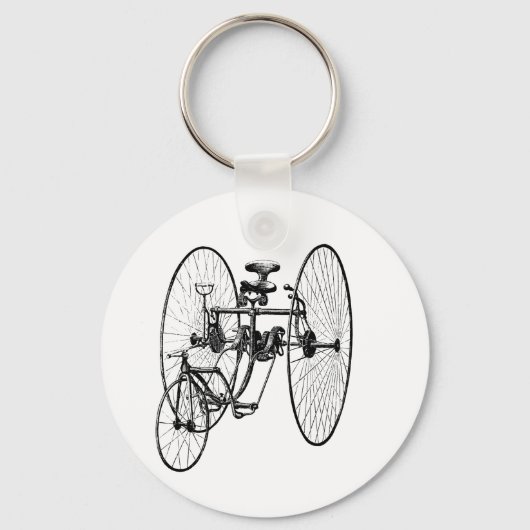 Porte-clés Tricycle à trois roues (Recto)