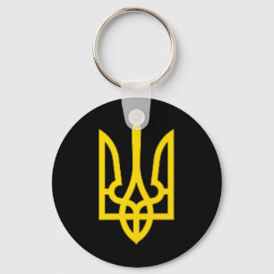 Porte-clés Trident ukrainien Volodymyr Zelenskyy Ukraine Prés