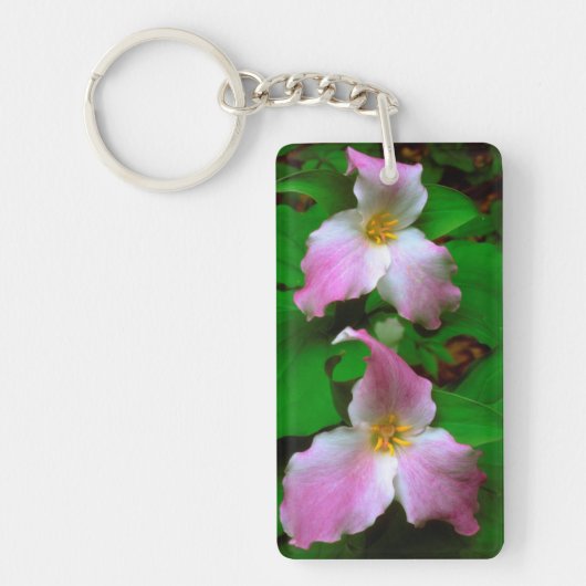 Porte-clés Trille Fleur Sauvage (Devant)