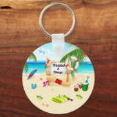 Porte-clés Trinidad and Tobago Maracas Beach (Recto)