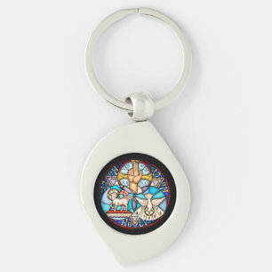 Porte-clés Trinité Le Père, Le Fils Et Le Symbole Saint-Espri
