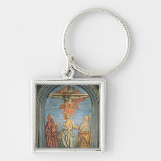 Porte-clés Trinité sainte avec St Jerome (fresque) (Devant)