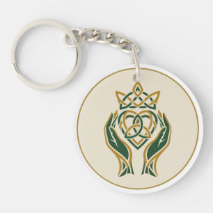 Porte-clés Trinity Heart Claddagh