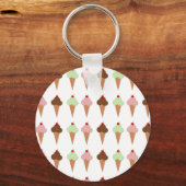 Porte-clés Trio de crème glacée (Recto)