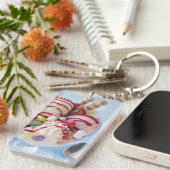 Porte-clés Trio de crème glacée et de parfait doux (Devant droit)