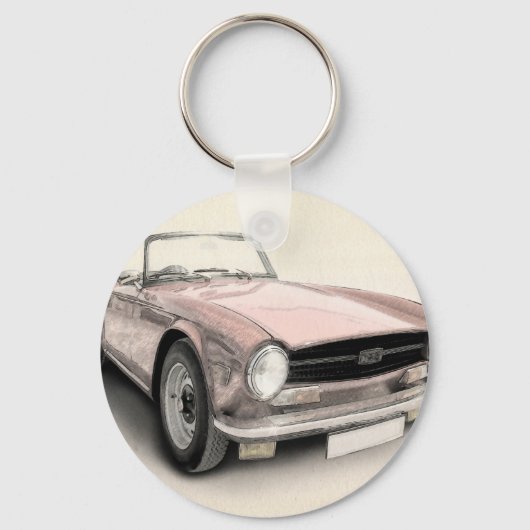 Porte-clés Triomphe TR6 (Recto)