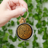 Porte-clés Triple Celtic Knot Swirl Mandala (Main)