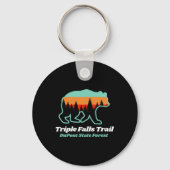 Porte-clés Triple Falls Trail Dupont State Forest Bear Souven (Recto)