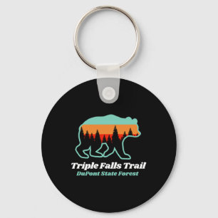 Porte-clés Triple Falls Trail Dupont State Forest Bear Souven