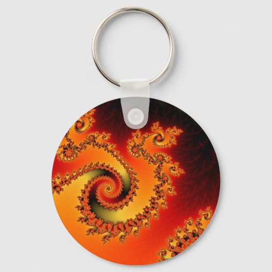 Porte-clés Triple Vrille de Flamme (Recto)