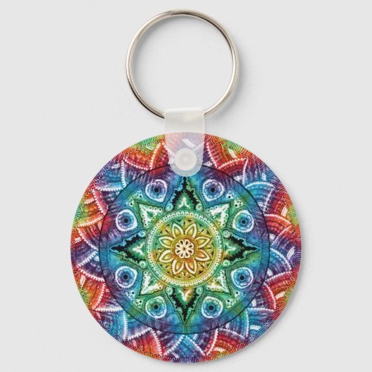 Porte-clés Trippy Mandala (Recto)