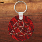 Porte-clés Triquetra Red Silk (Recto)