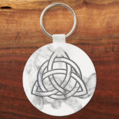 Porte-clés Triquetra Silver Bevel (Recto)
