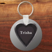 Porte-clés Trisha Heart Keychain par 369 Mon nom (Recto)