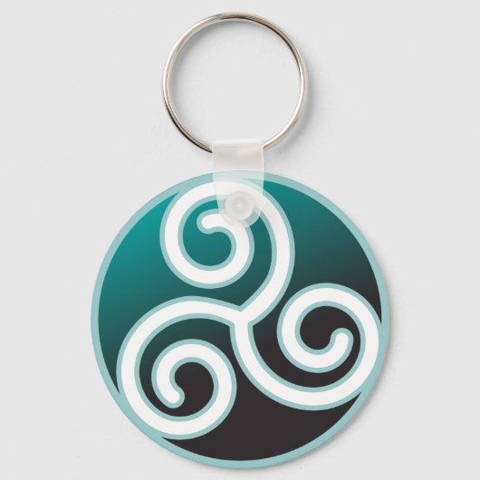 Porte-clés Triskele Celtic Spiral (Recto)