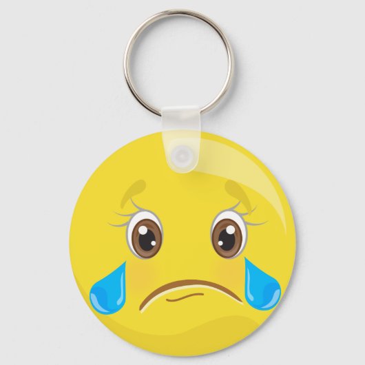 Porte-clés Triste Avec Larmes Porte - clé Emoticon (Recto)