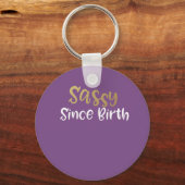 Porte-clés triste depuis le cadeau de naissance pour les fill (Recto)