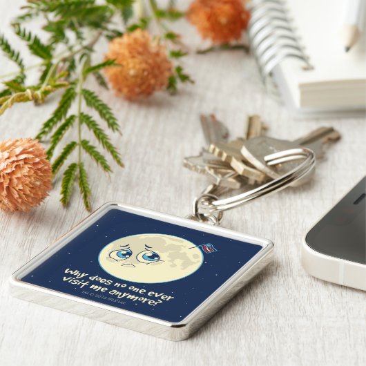 Porte-clés Triste lune (Côté)