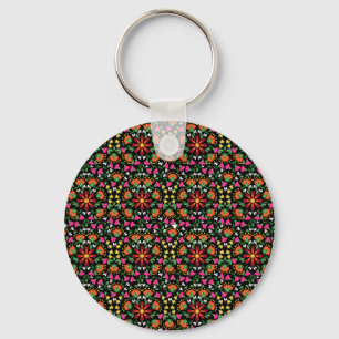 Porte-clés Trivet floral gras Boho