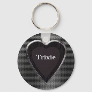 Porte-clés Trixie a volé mon coeur Keychain