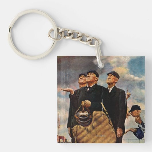 Porte-clés Trois arbitres (Devant)