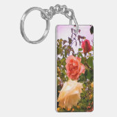 Porte-clés Trois couleurs de fleurs (Devant gauche)