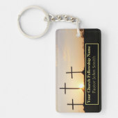 Porte-clés Trois Croix Sunrise Church Pastor Business (Devant)