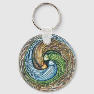 Porte-clés Trois déesses art par P. Dempsey