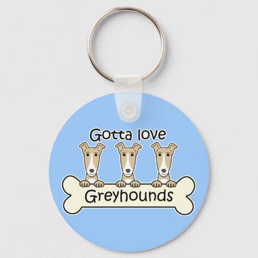 Porte-clés Trois Greyhounds (Recto)