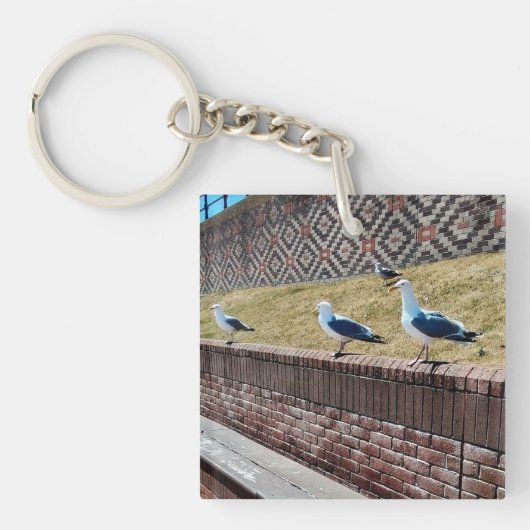 Porte-clés Trois mouettes (Devant)