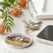 Porte-clés Trois Petits Chatons Illustration de Mère l'Oye (Côté)