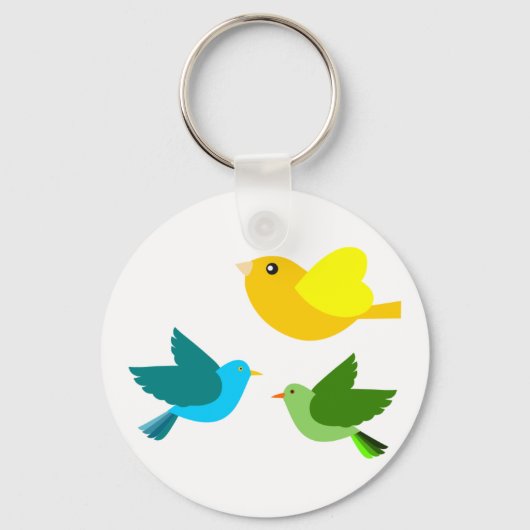 Porte-clés Trois Petits Oiseaux (Recto)