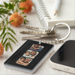 Porte-clés Trois photos et trois textes personnalisés<br><div class="desc">Concevez votre propre porte - clé personnalisé,  parfait pour la Fête des pères avec le meilleur papa jamais sur le dos,  ou changez-le selon vos besoins - ajoutez votre propre photo et texte à cette idée cadeau unique</div>