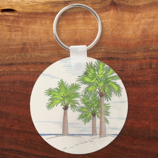 Porte-clés TROIS porte - clé PALMS (Verso)