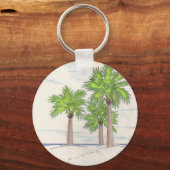 Porte-clés TROIS porte - clé PALMS (Recto)