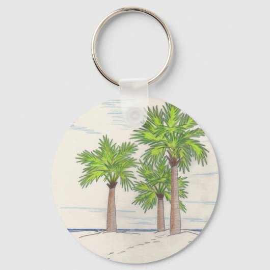 Porte-clés TROIS porte - clé PALMS (Verso)