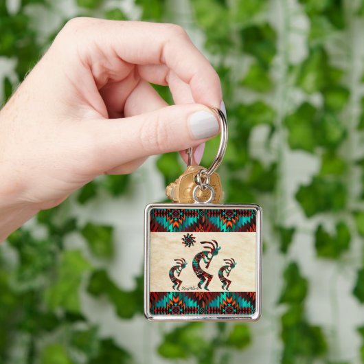 Porte-clés Trois Porte - clés Kokopelli (main)
