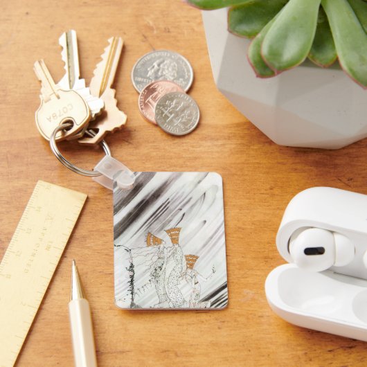 Porte-clés Trois princesses à la Montagne Bleue par Kay Niels (Bureau)