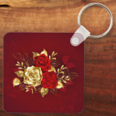 Porte-clés Trois Roses de bijoux (Verso)