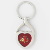 Porte-clés Trois Roses de bijoux (Devant)