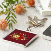 Porte-clés Trois Roses de bijoux (Côté)