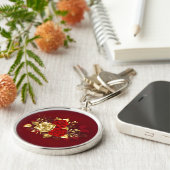 Porte-clés Trois Roses de bijoux (Côté)