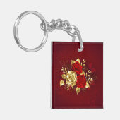 Porte-clés Trois Roses de bijoux (Devant gauche)