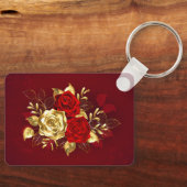 Porte-clés Trois Roses de bijoux (Recto)